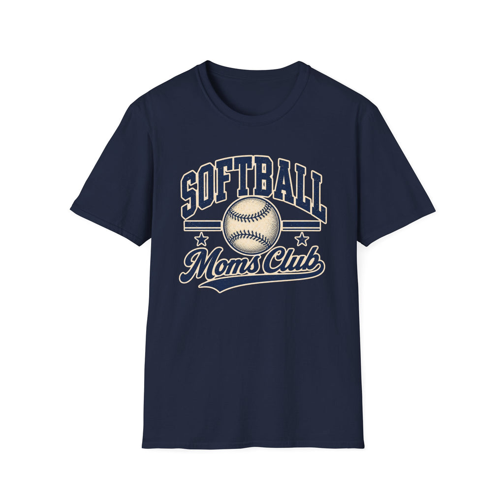 Softball Moms Club - Vintage Mom Tee
