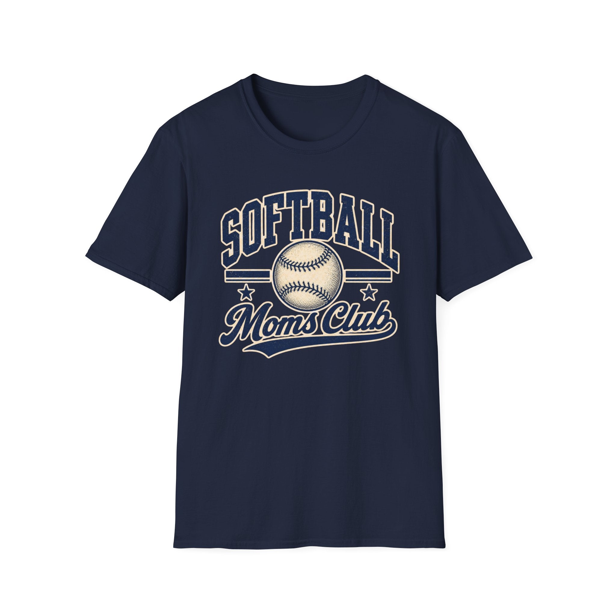 Softball Moms Club - Vintage Mom Tee