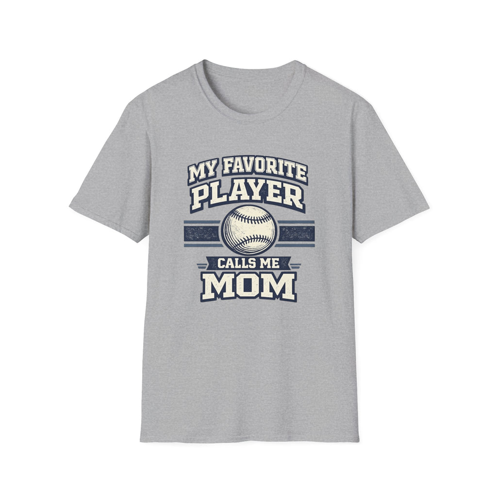 'My Favorite Player Calls Me Mom' - Vintage Softball Tee