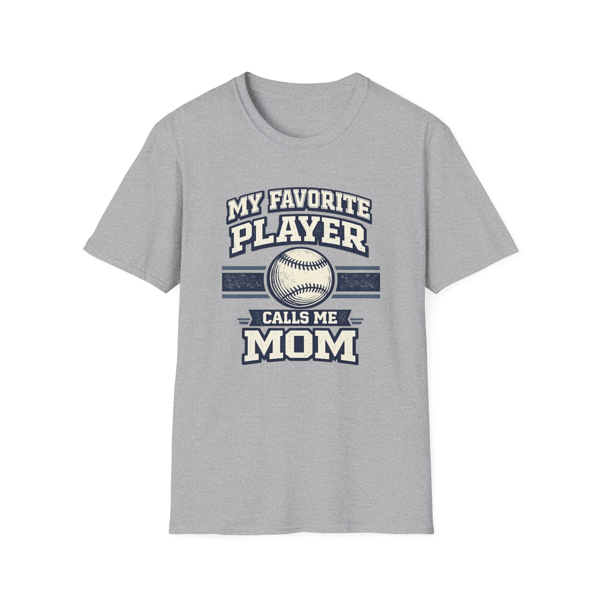 'My Favorite Player Calls Me Mom' - Vintage Softball Tee