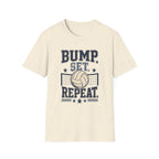 'Bump. Set. Repeat.' - Vintage Volleyball Tee