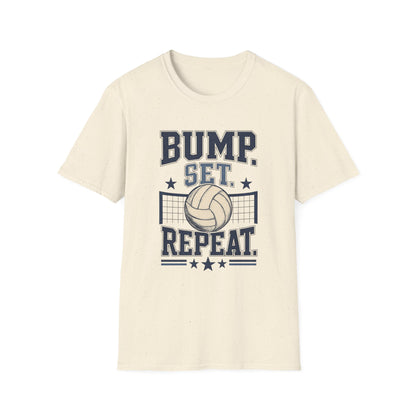 Bump. Set. Repeat. Volleyball T-Shirt