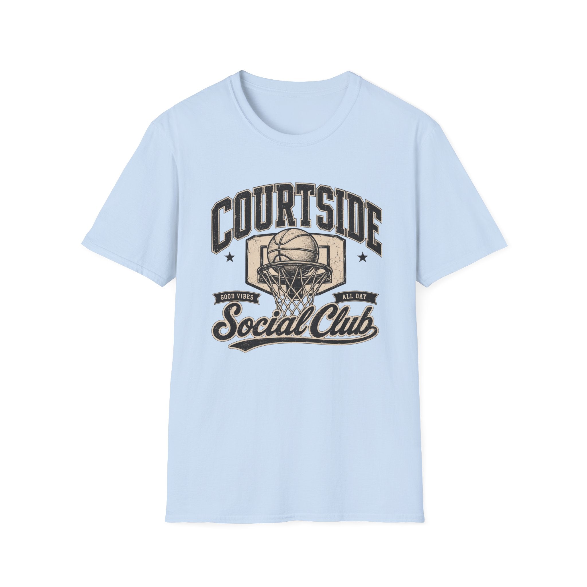 Courtside Social Club -  Vintage Basketball Tee