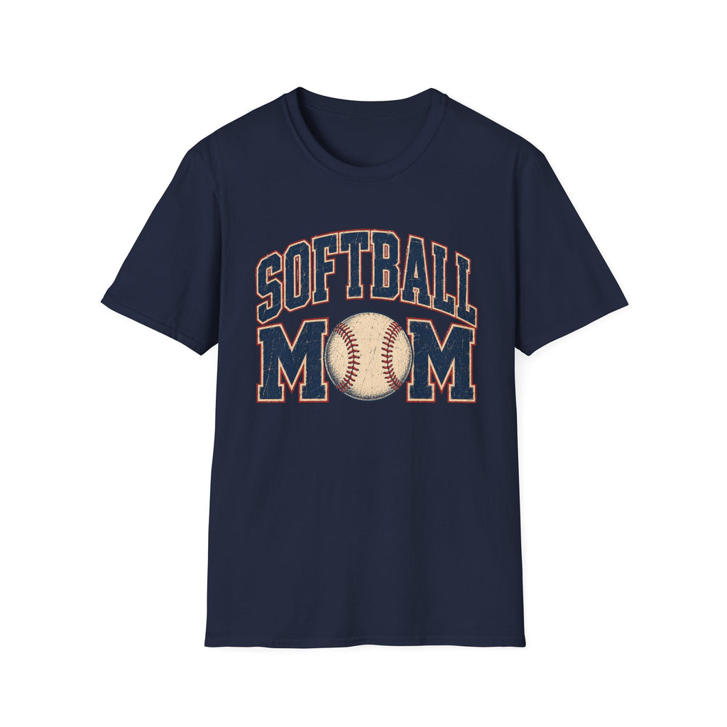 Softball Mom - Vintage Dad Tee