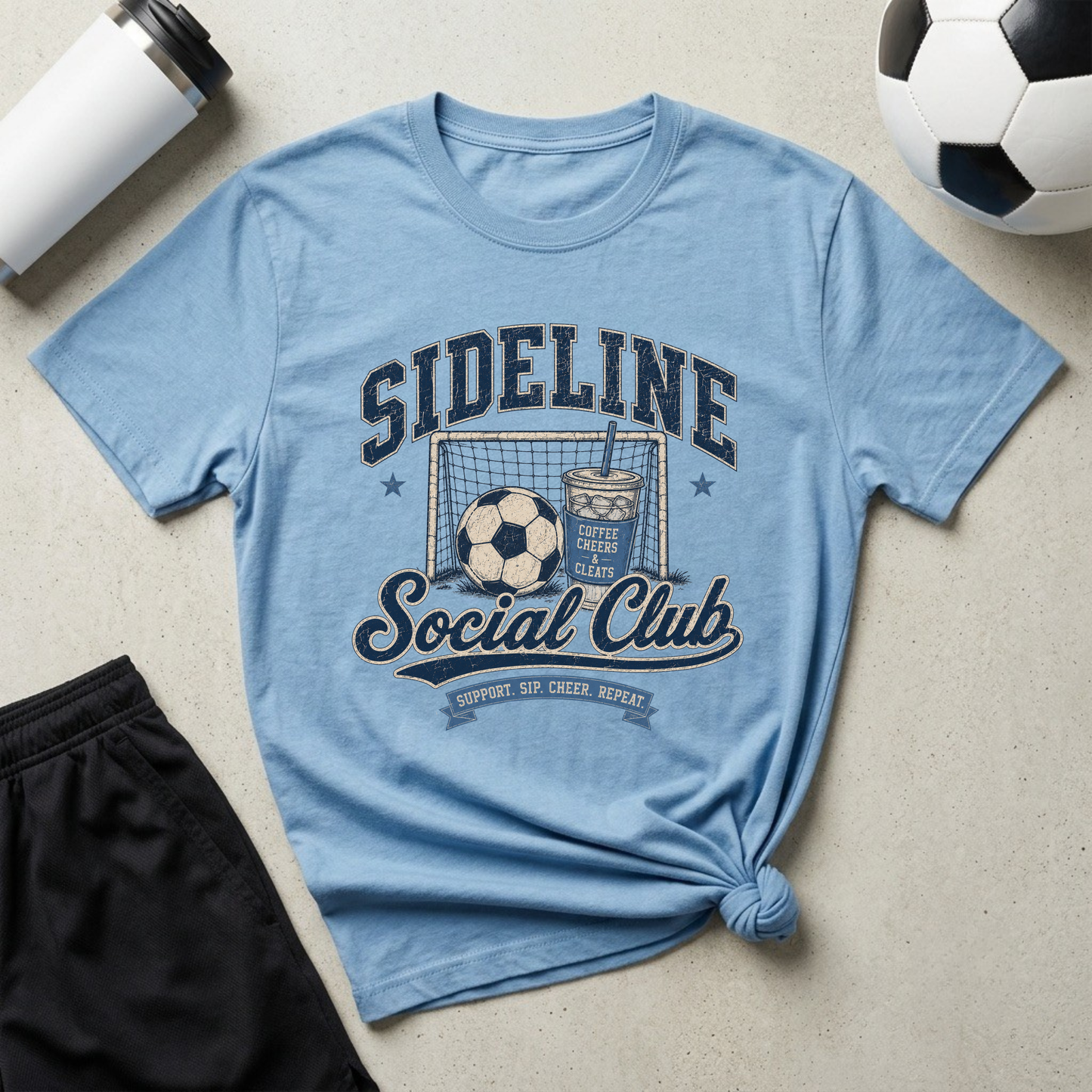 Sideline Social Club Soccer T-Shirt