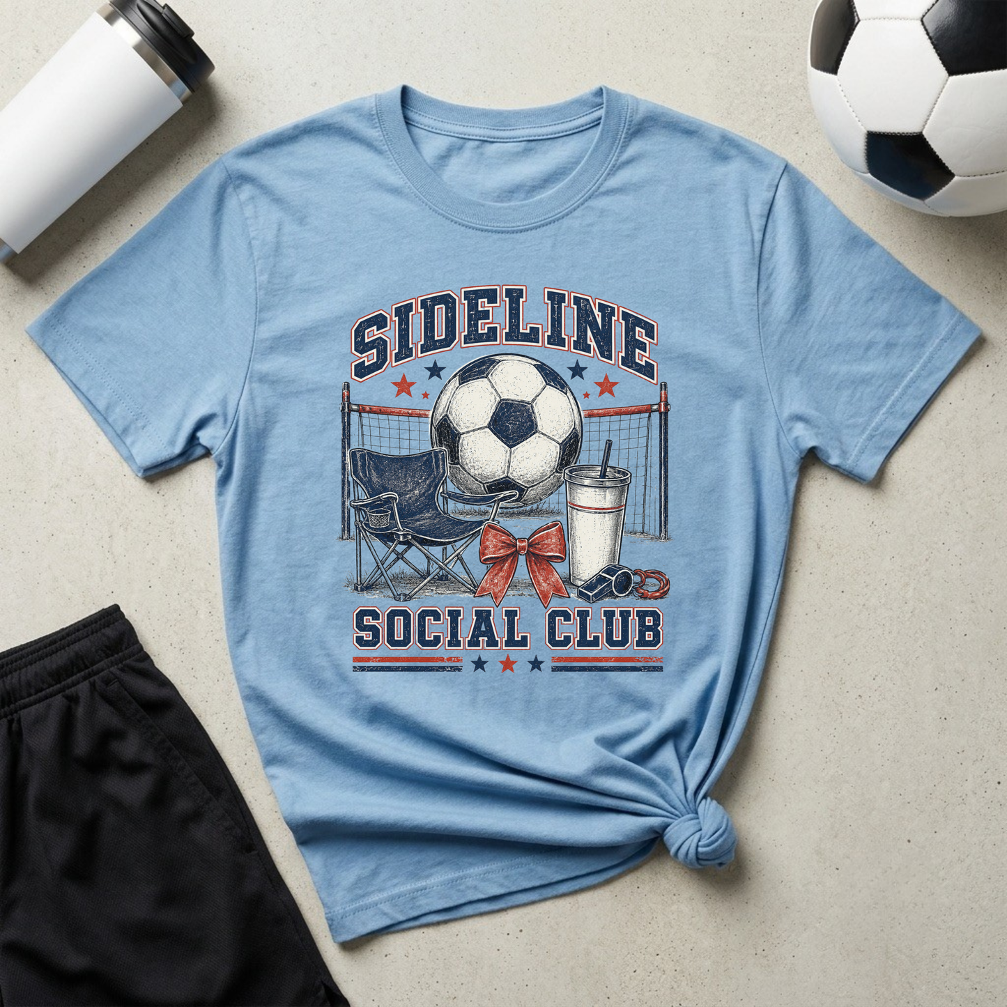 Sideline Social Club Soccer T-Shirt