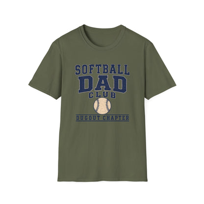 Softball Dad's Club: Dugout Chapter T-Shirt
