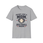 "I'm Not Just a Mom, I'm a Softball Mom" - Vintage Mom Tee