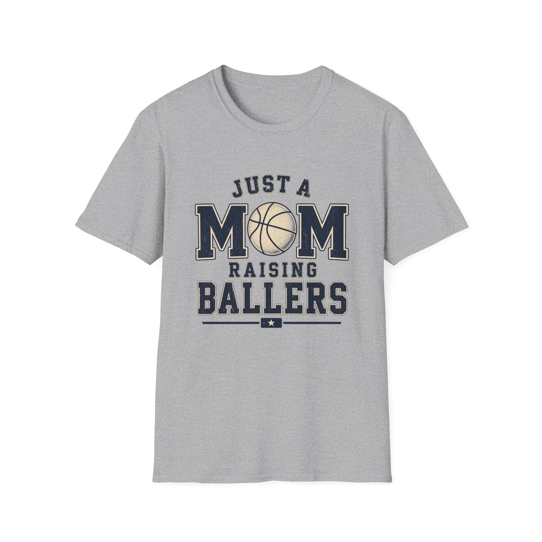 Mom Raising Ballers - Vintage Mom Tee