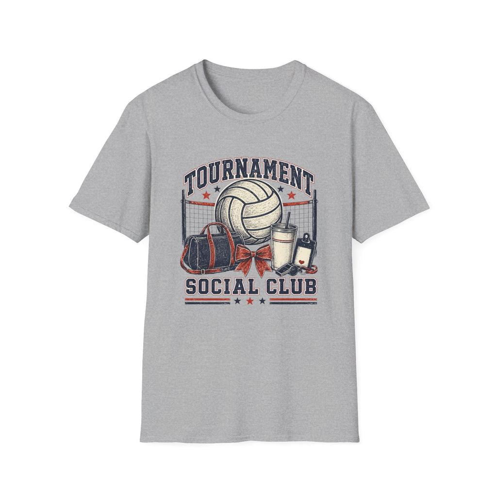 Tournament Social Club - Vintage Volleyball Tee