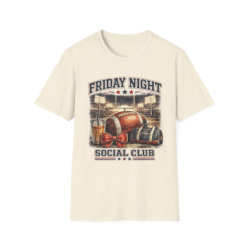'Friday Night Social Club' - Vintage Football Tee