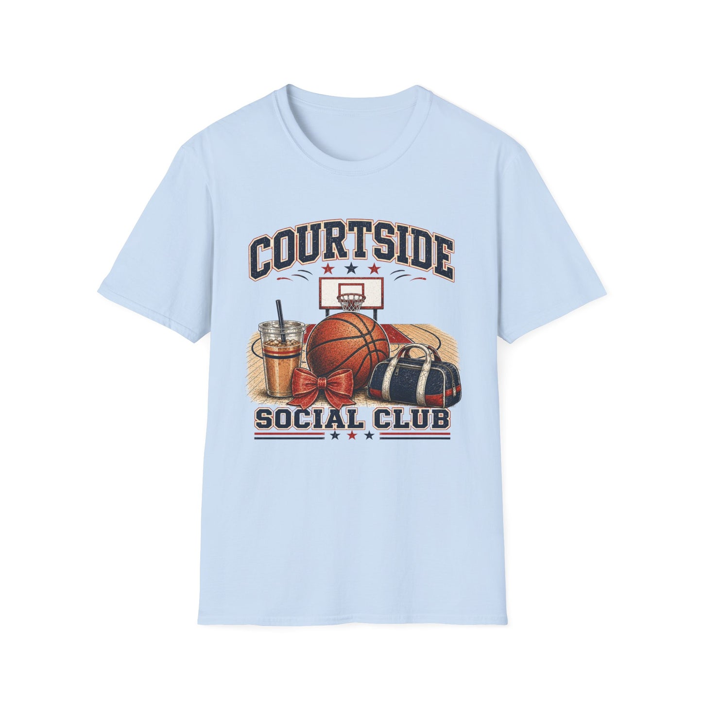 Courtside Social Club Basketball T-Shirt