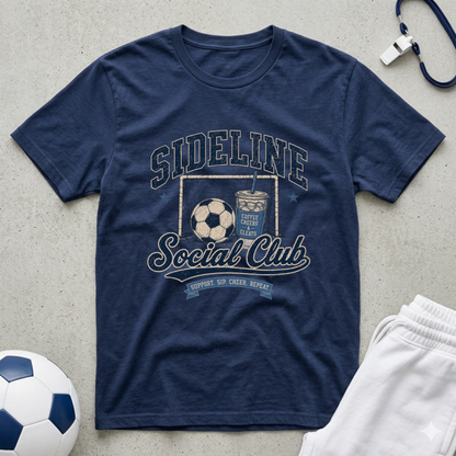 Sideline Social Club Soccer T-Shirt