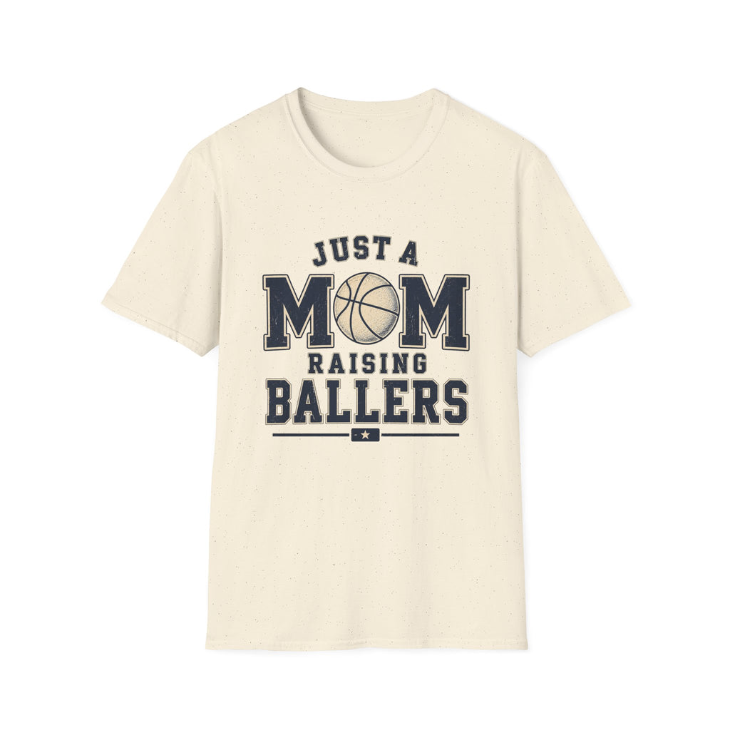 Mom Raising Ballers - Vintage Mom Tee