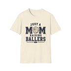 Mom Raising Ballers - Vintage Mom Tee