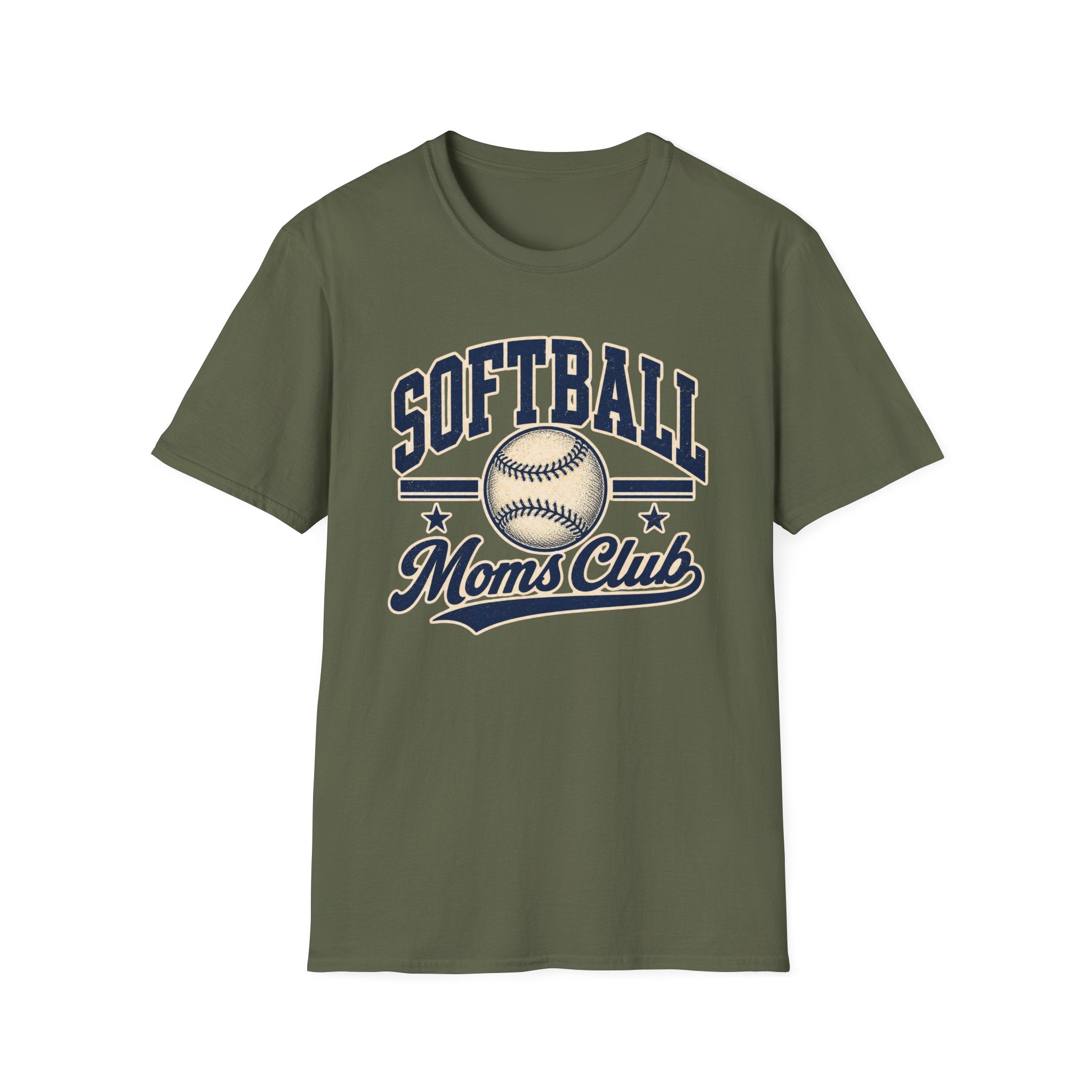 Softball Moms Club - Vintage Mom Tee