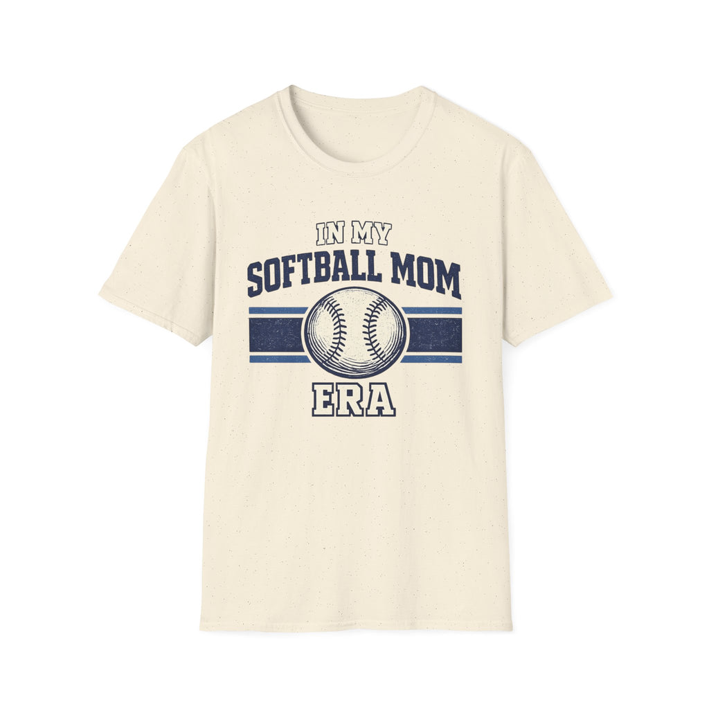 "In My Softball Mom Era" - Vintage Mom Tee
