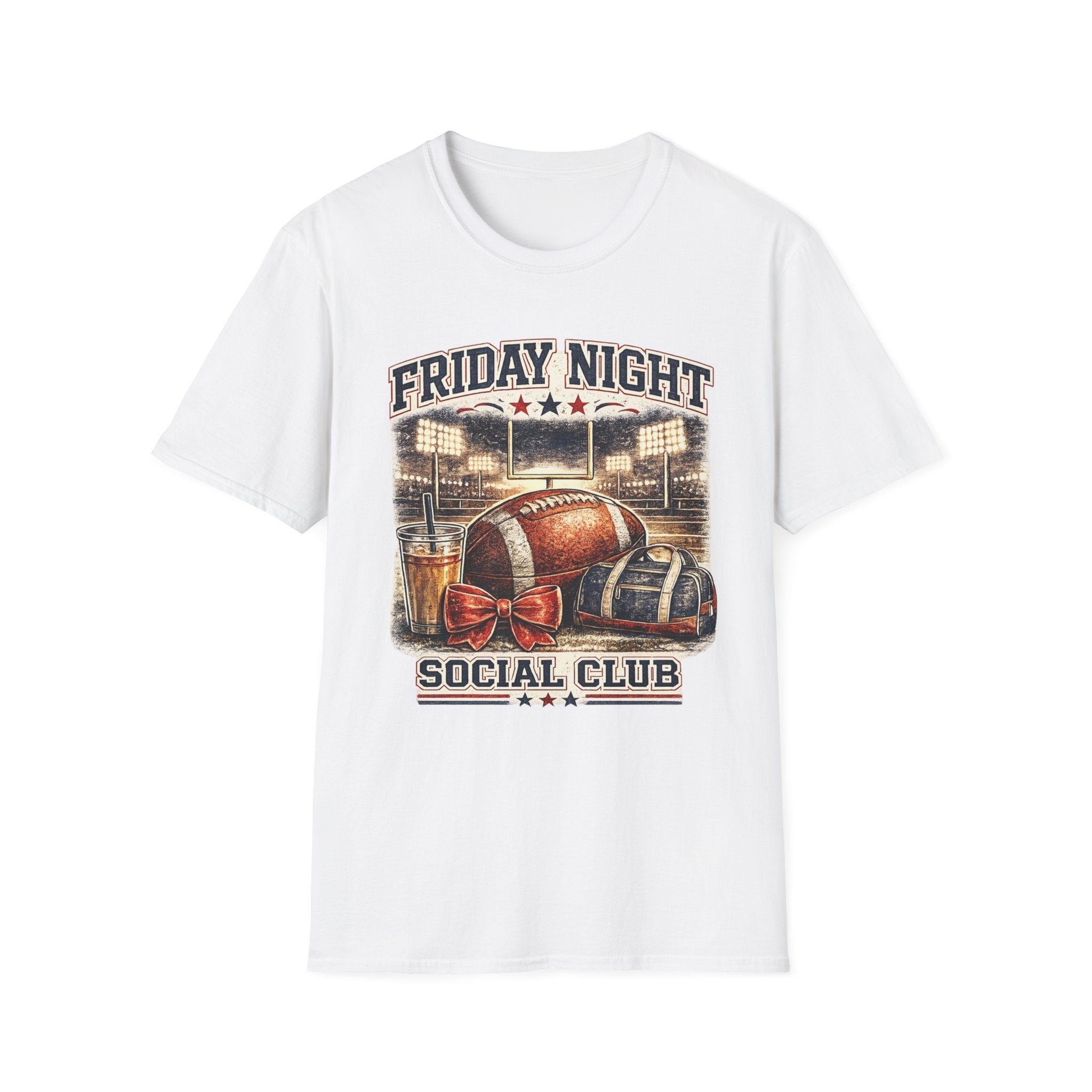 'Friday Night Social Club' - Vintage Football Tee