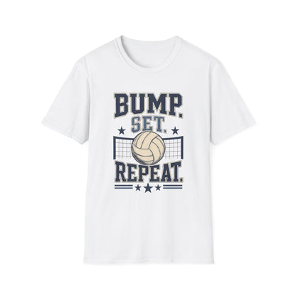 Bump. Set. Repeat. Volleyball T-Shirt