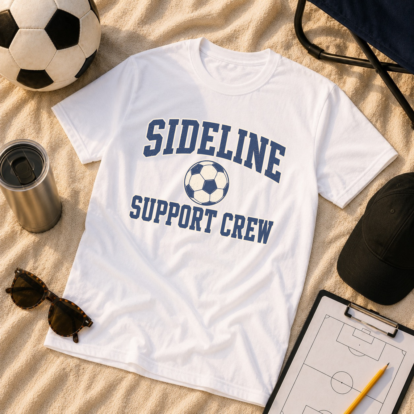 Sideline Support Crew - Soccer T-Shirt