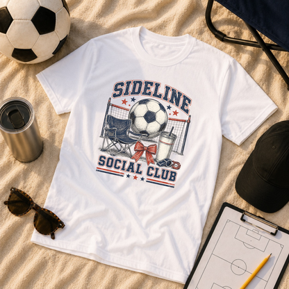 Sideline Social Club Soccer T-Shirt