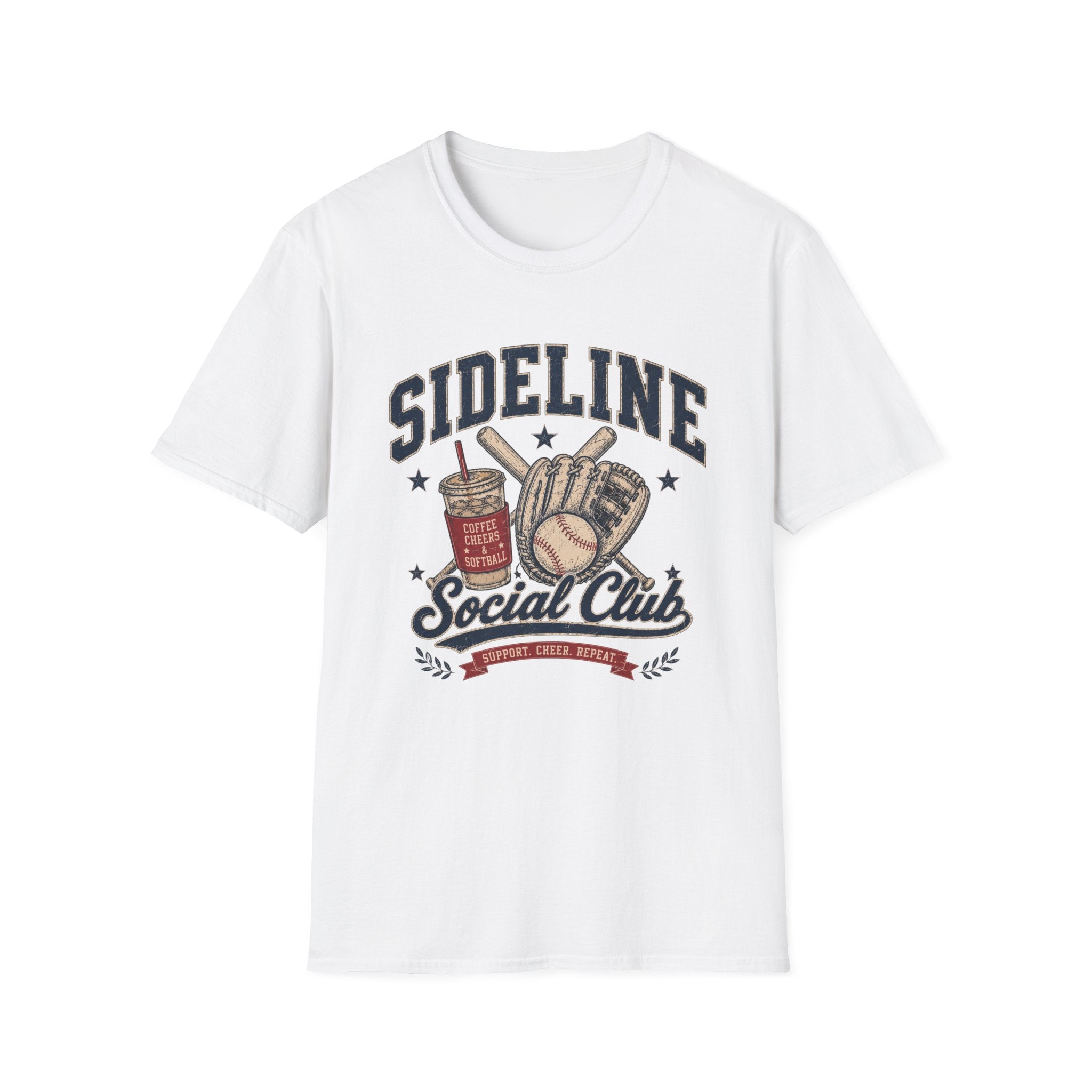 Sideline Social Club - Vintage Softball Tee