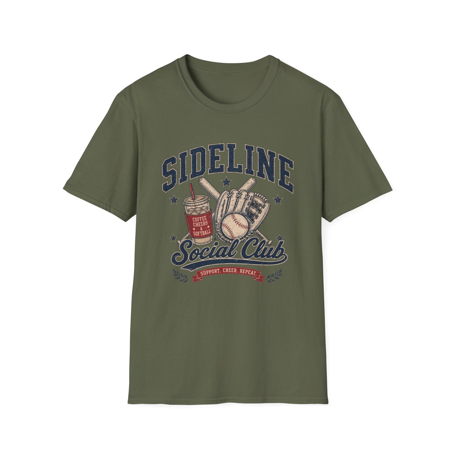 Sideline Social Club Softball T-Shirt