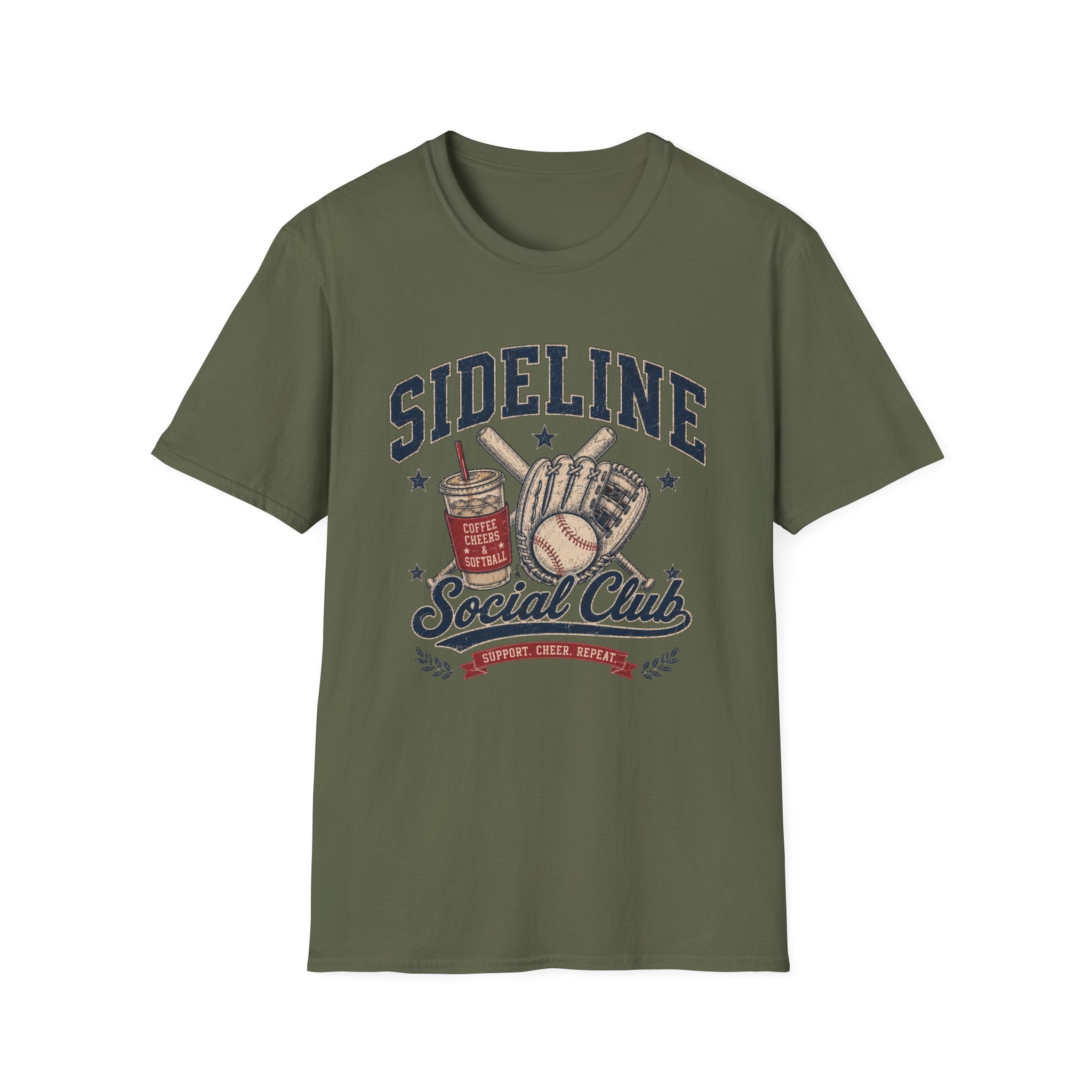 Sideline Social Club - Vintage Softball Tee