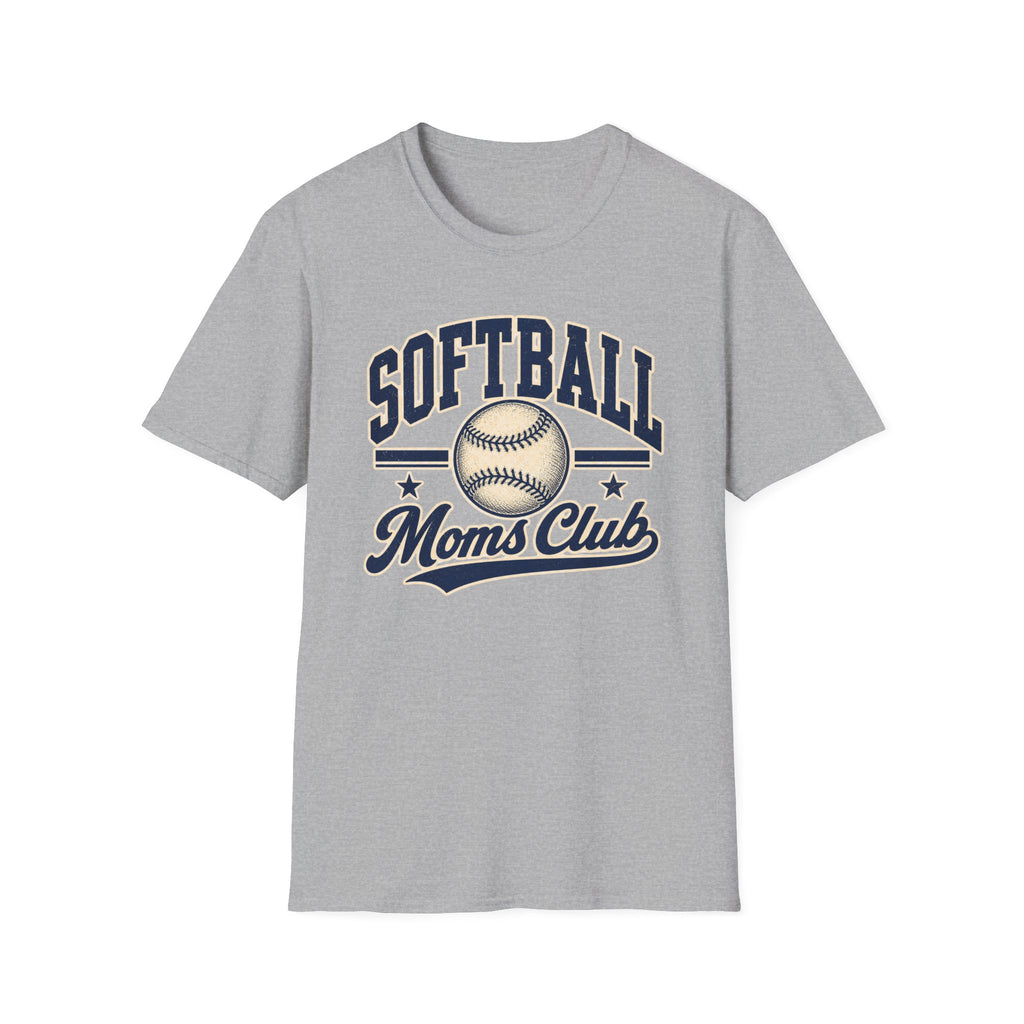 Softball Moms Club - Vintage Mom Tee