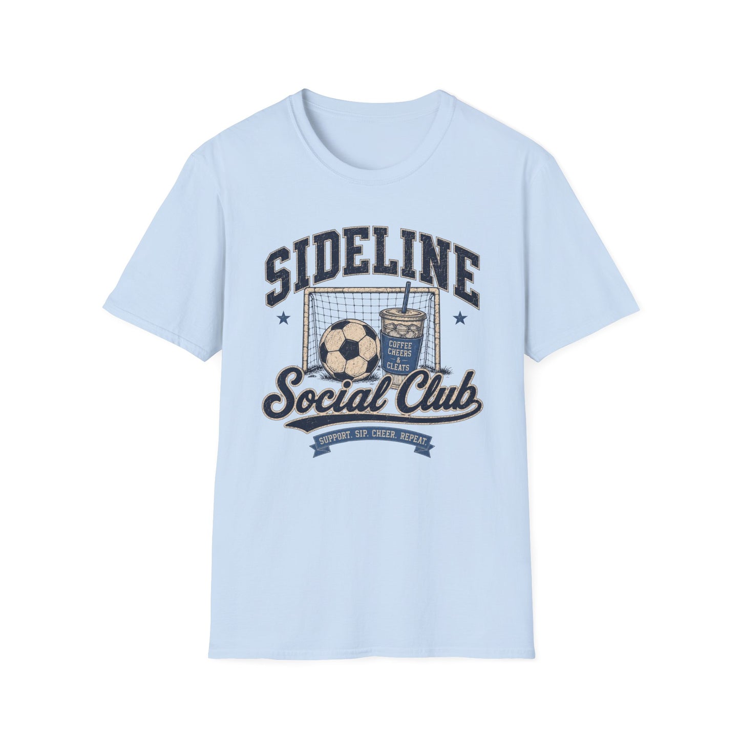 Sideline Social Club Soccer T-Shirt