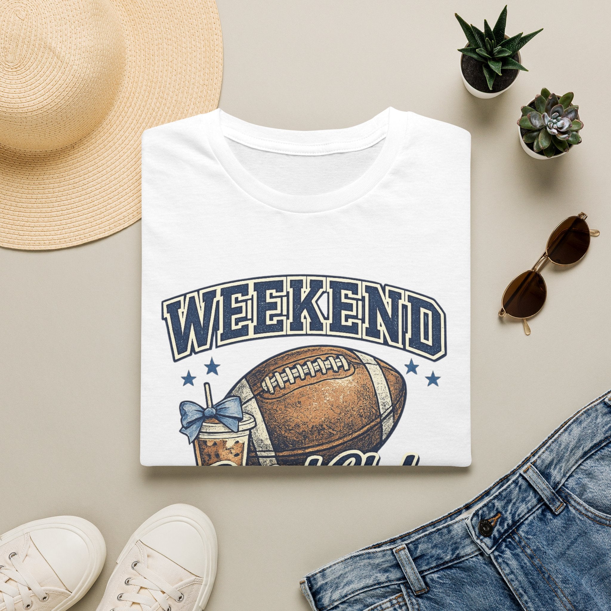 Weekend Social Club - Football Mom Tee