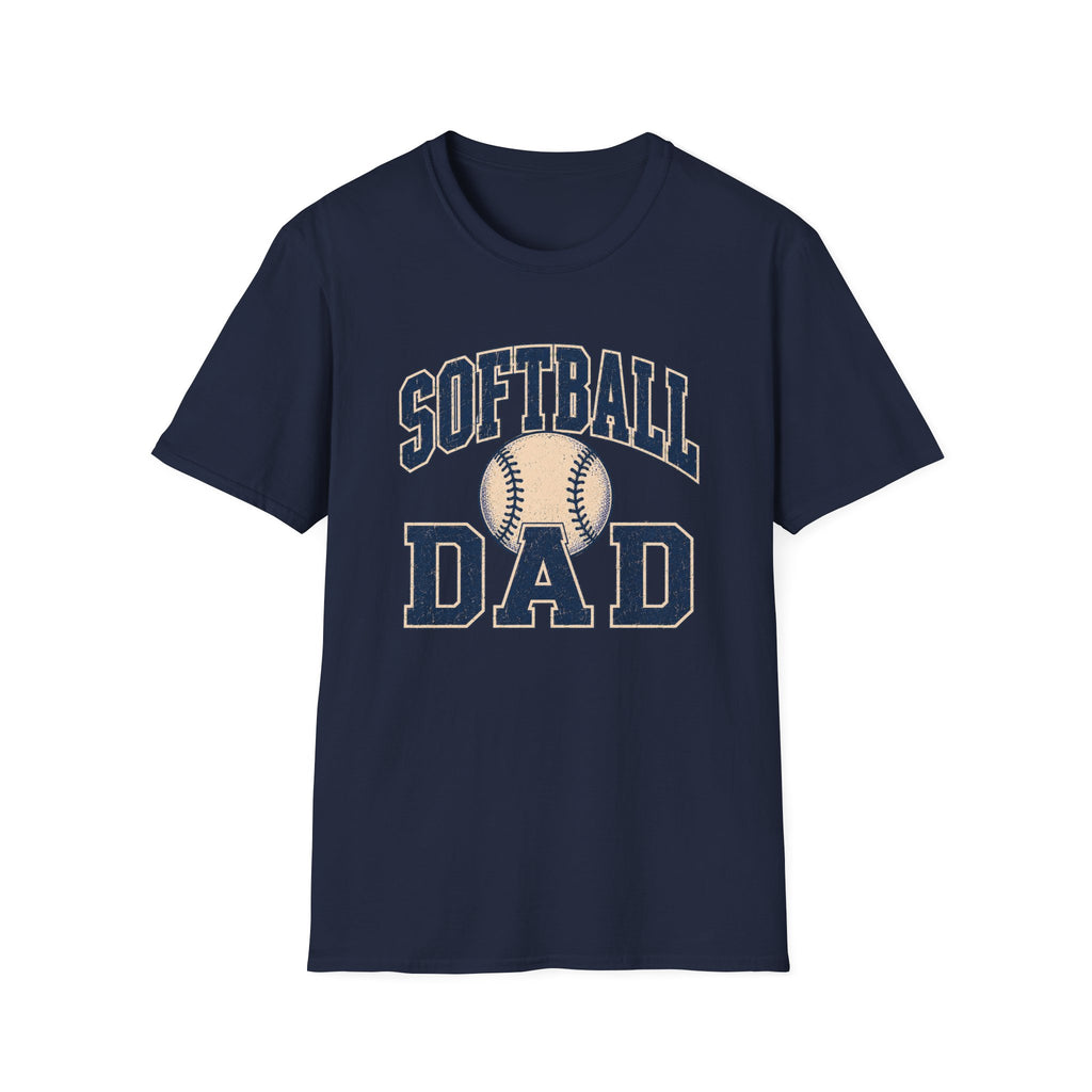 Softball Dad - Vintage Dad Tee