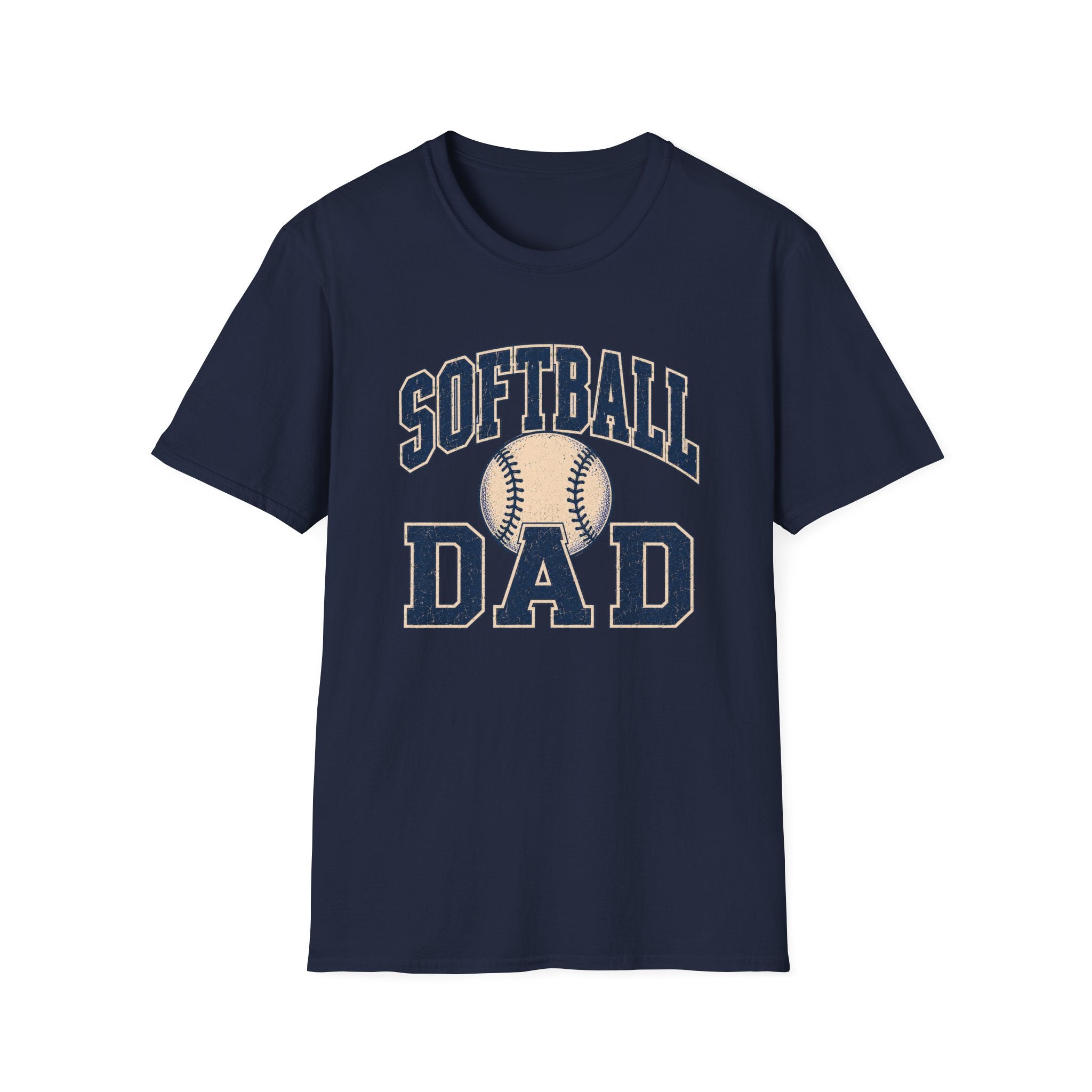 Softball Dad - Vintage Dad Tee