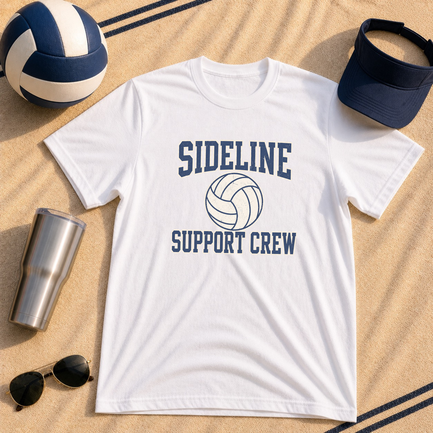 Sideline Support Crew - Volleyball T-Shirt