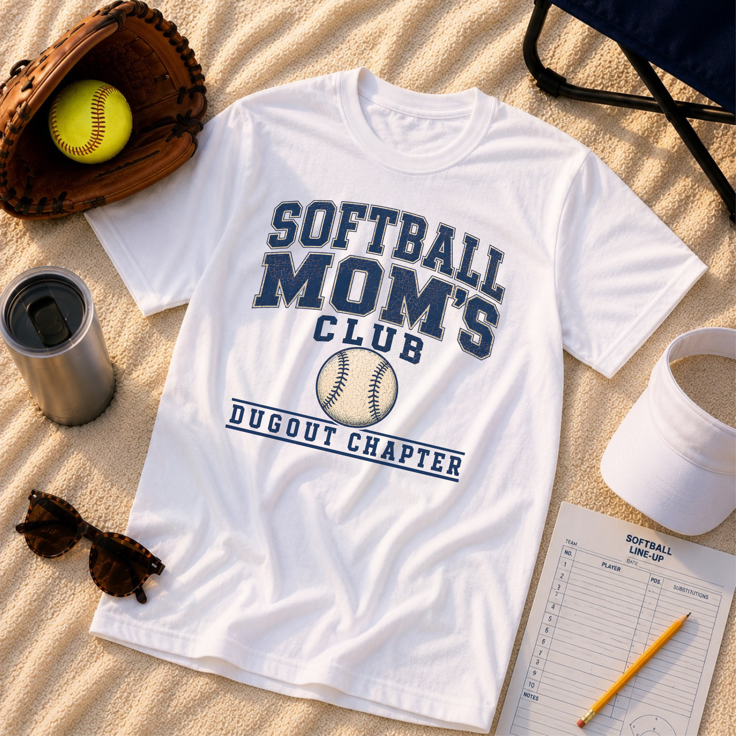 Softball Mom’s Club: Dugout Chapter T-Shirt