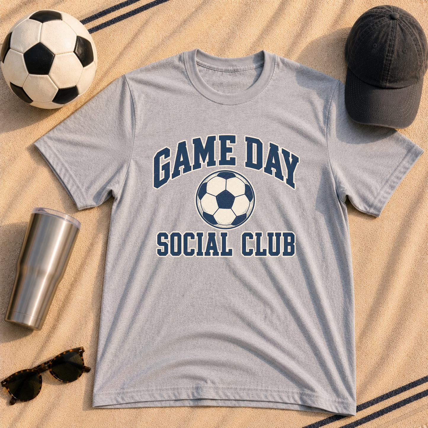 Game Day Social Club Soccer T-Shirt