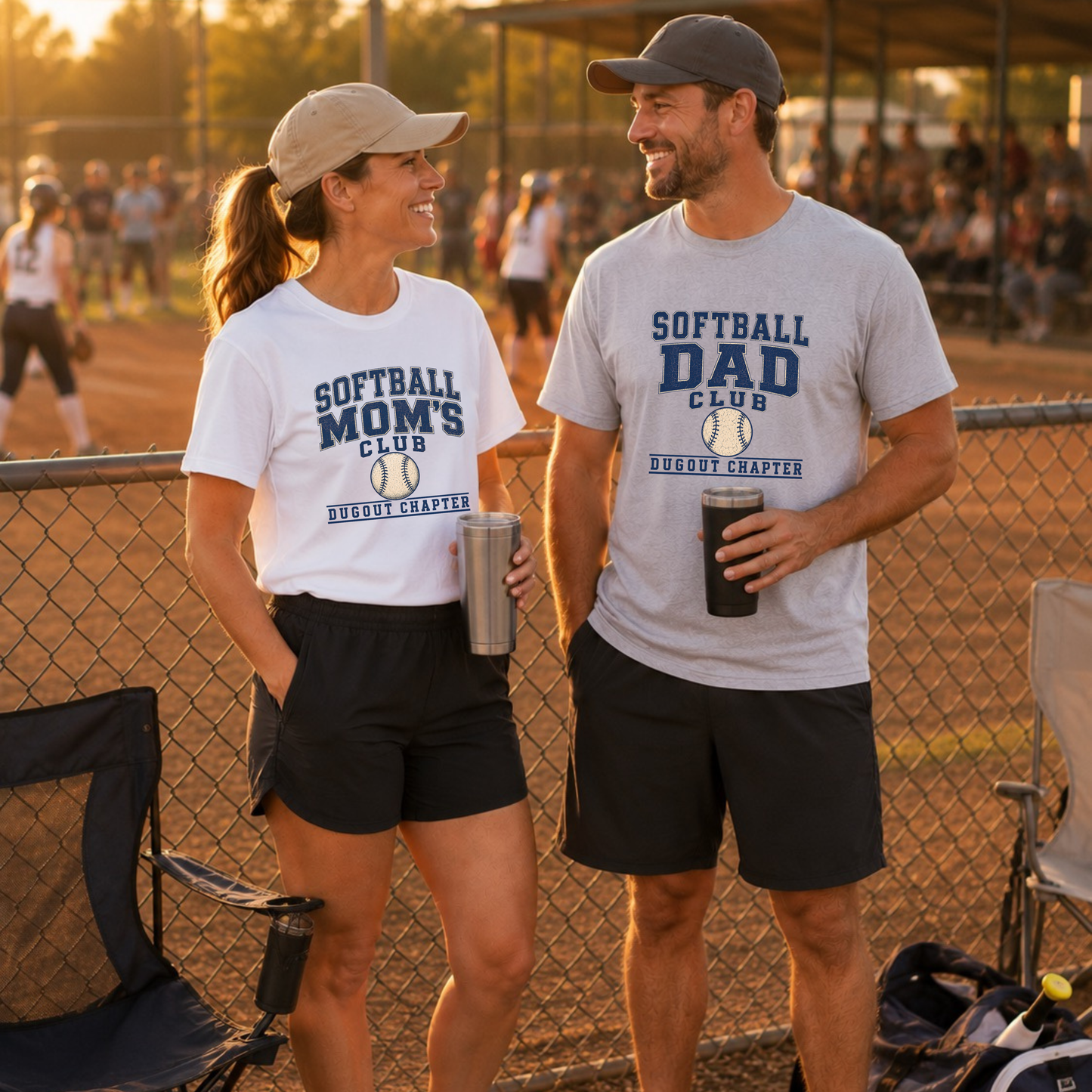 Softball Dad's Club: Dugout Chapter T-Shirt