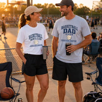 Basketball Mom's Club: Courtside Chapter T-Shirt