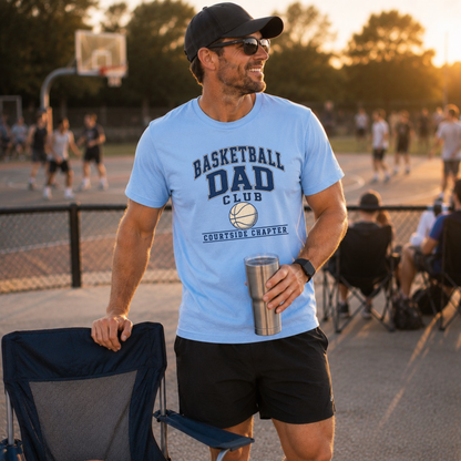 Basketball Dad's Club: Courtside Chapter T-Shirt