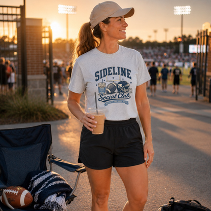 Sideline Social Club Football T-Shirt