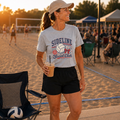 Sideline Social Club Volleyball T-Shirt