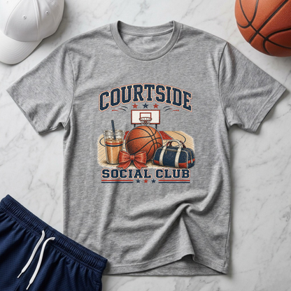 Courtside Social Club Basketball T-Shirt