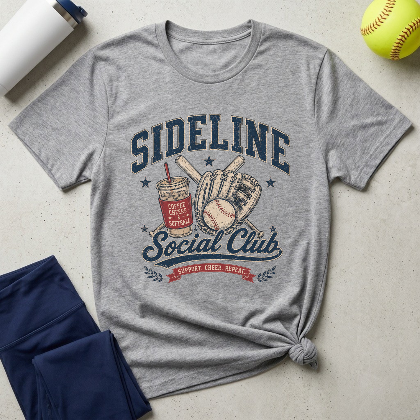 Sideline Social Club Softball T-Shirt