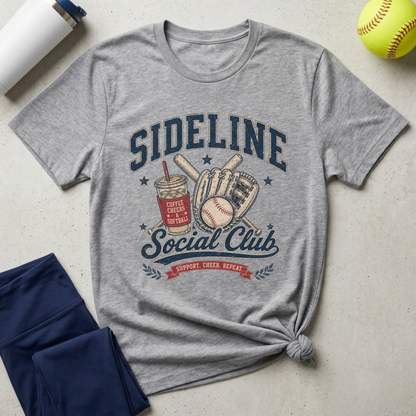 Sideline Social Club Softball T-Shirt