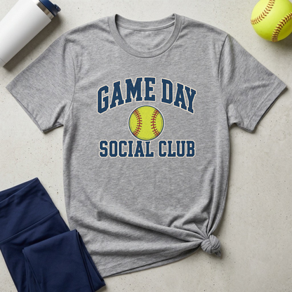 Game Day Social Club Softball T-Shirt