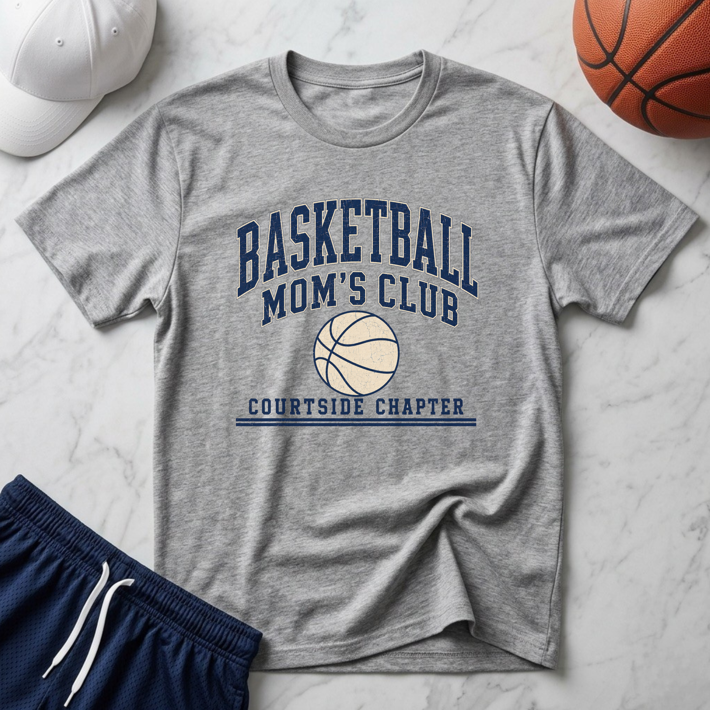 Basketball Mom's Club: Courtside Chapter T-Shirt
