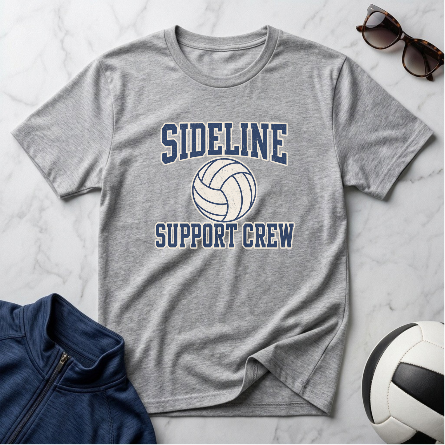 Sideline Support Crew - Volleyball T-Shirt