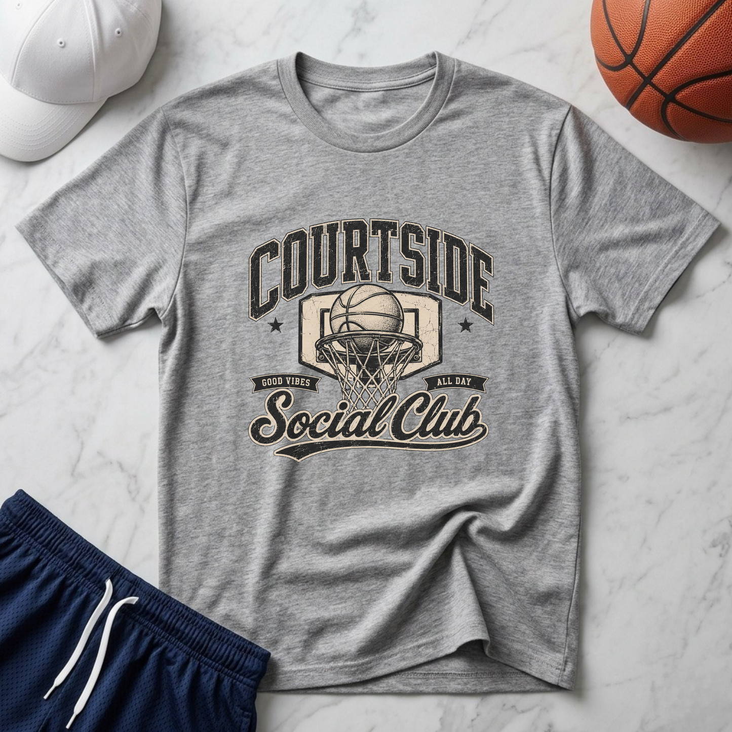 Courtside Basketball Social Club T-Shirt
