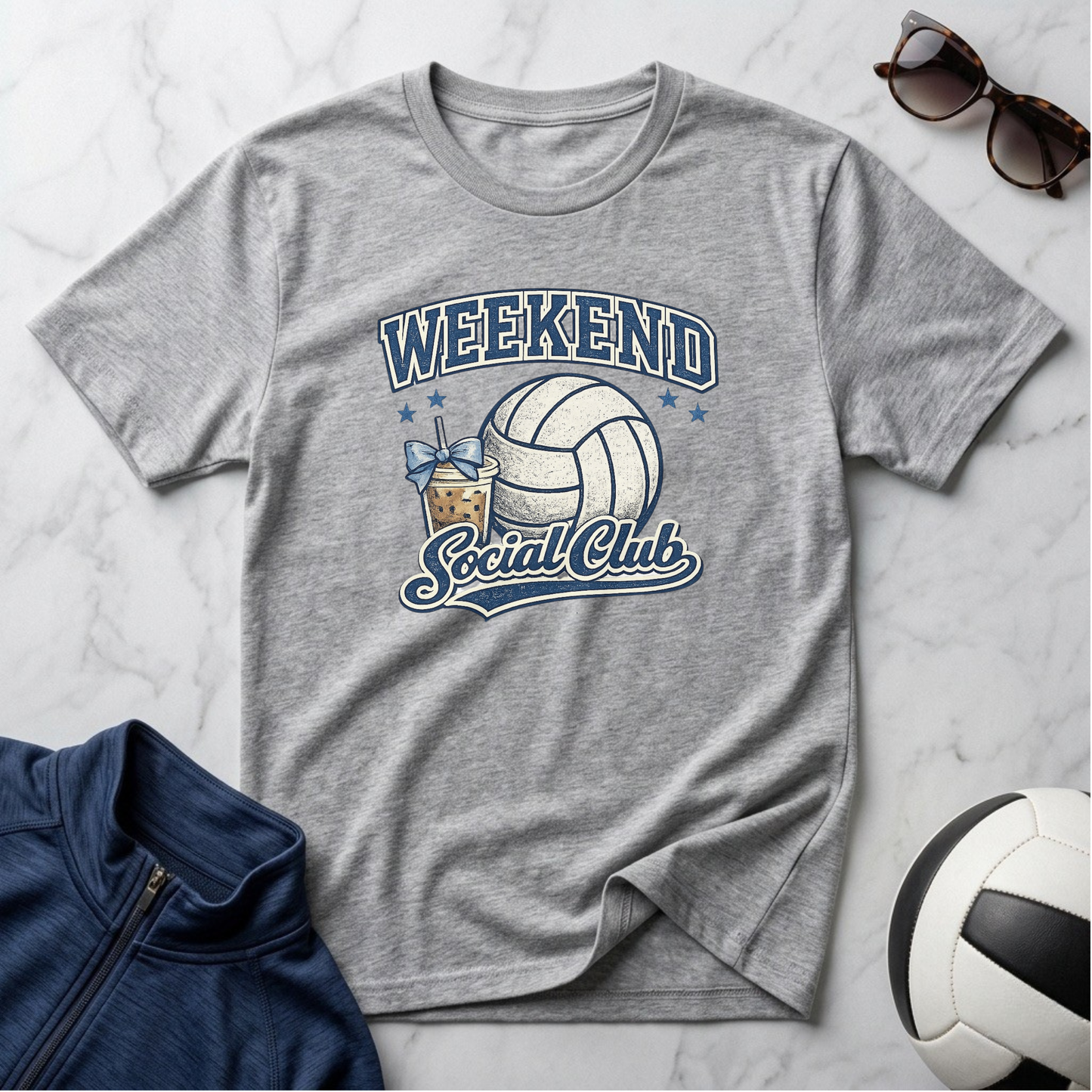Weekend Social Club Volleyball T-Shirt