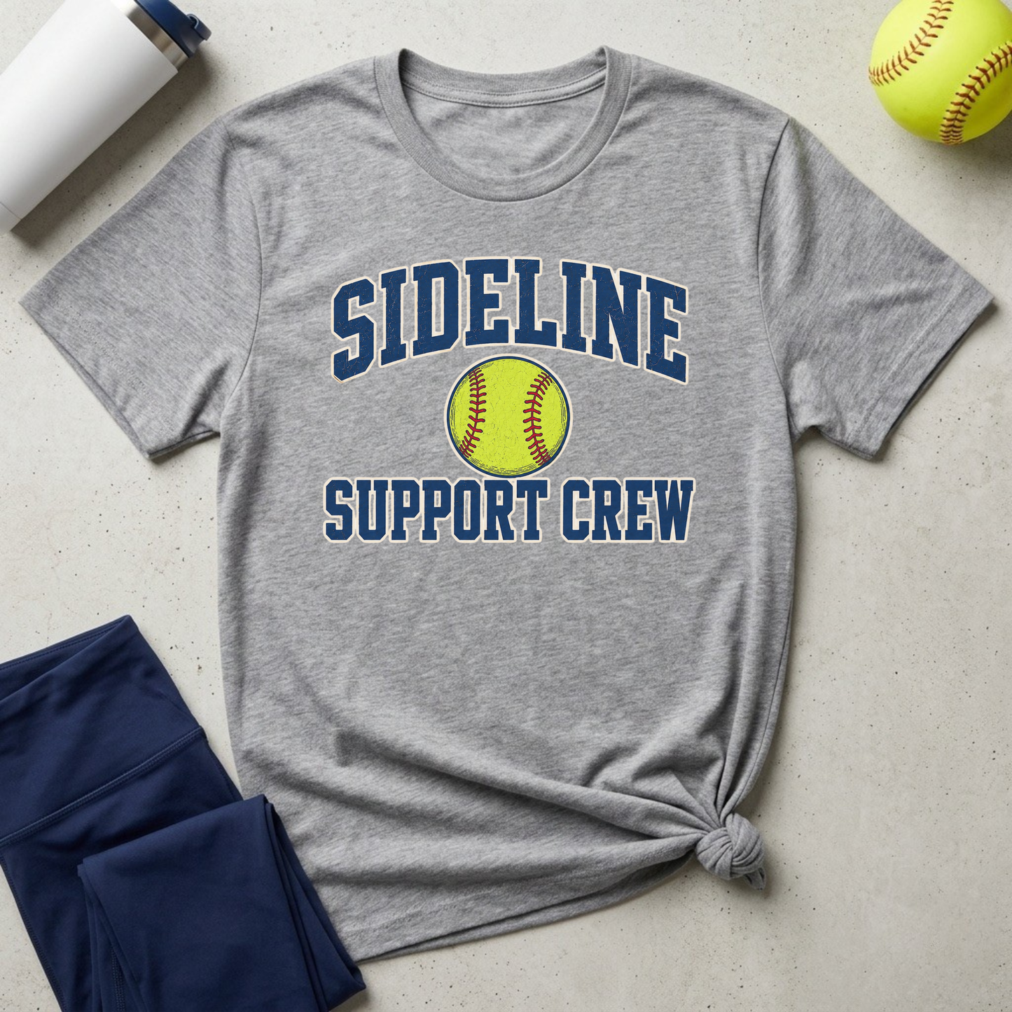 Sideline Support Crew - Softball T-Shirt